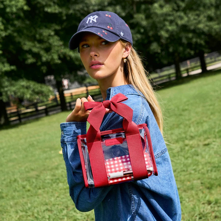 CASE MATE Jelly Stadium Bag- Varsity Red Bow