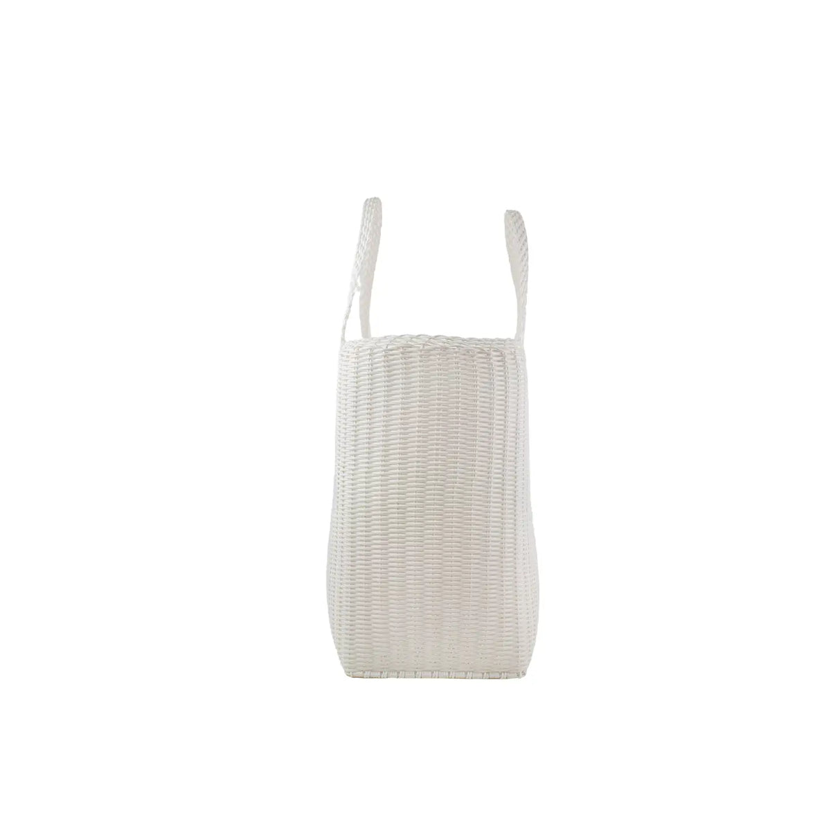 The Lilley Line Medium Tote - Solid White
