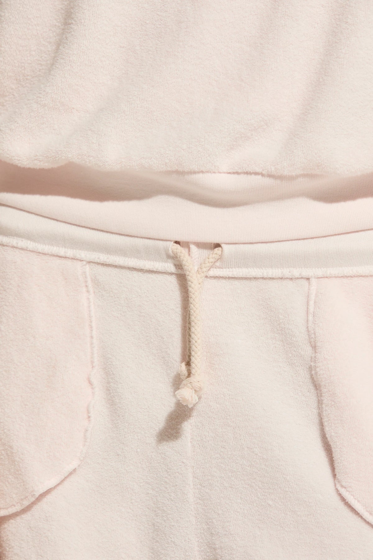 Asher Hazel Cotton Sherpa Shorts- Salsa Rosa
