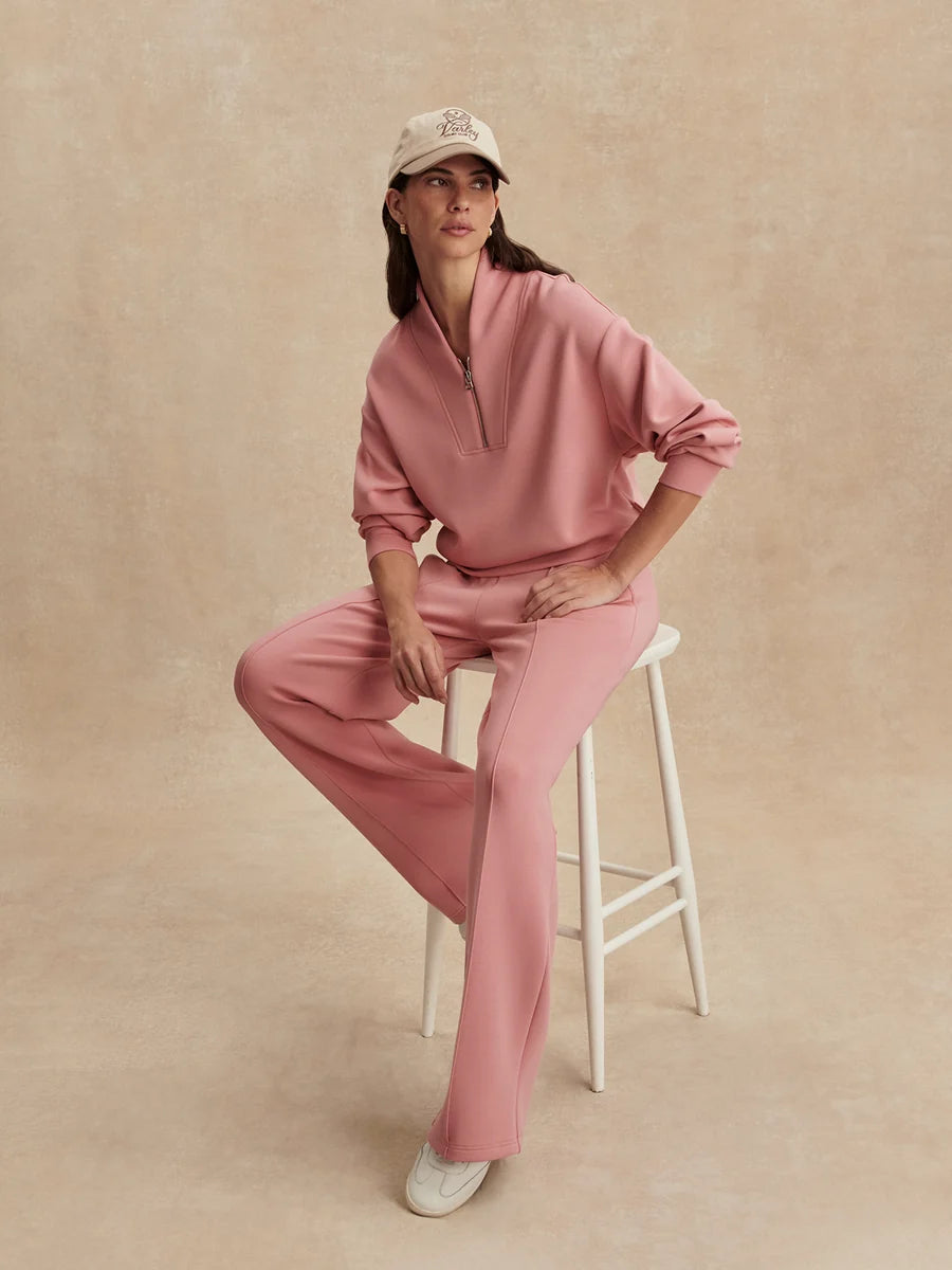 Varley The Wide Leg Pant 28"- Misty Rose