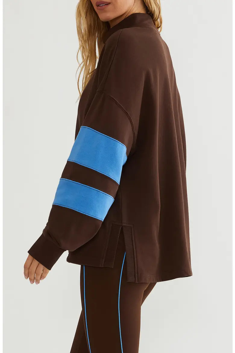 Beach Riot Jalyn Sweatshirt - Caribou Blue