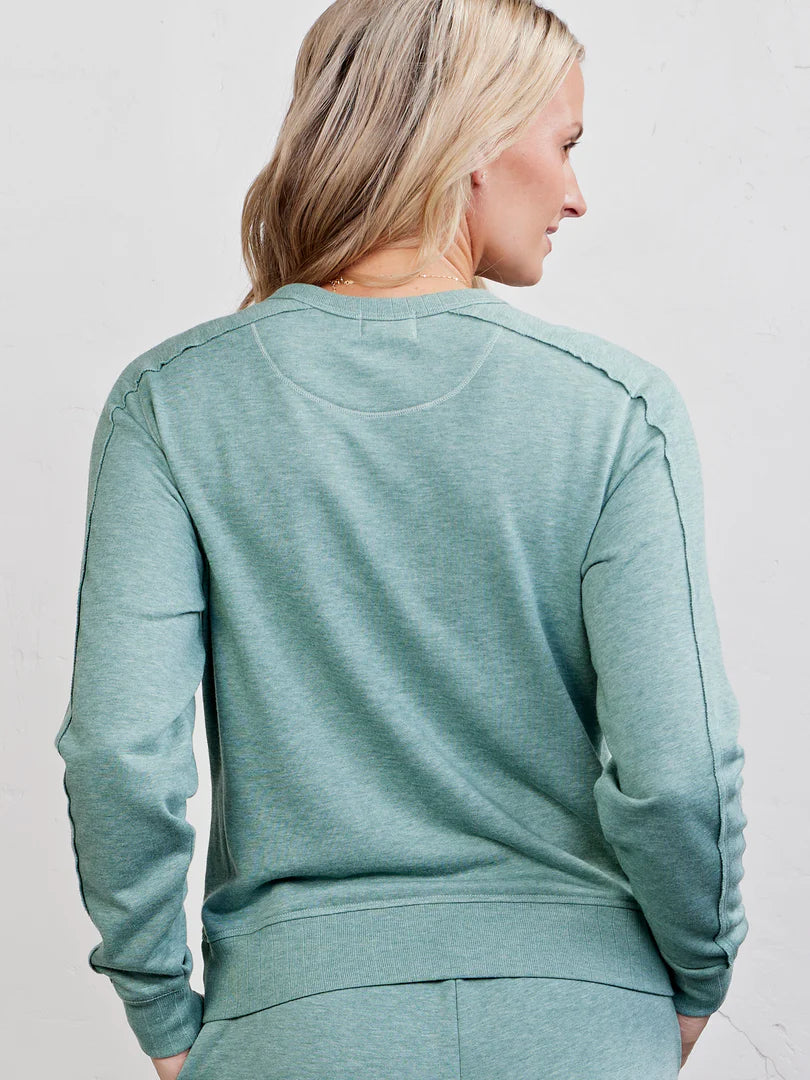Tasc Stadium French Terry Sweatshirt - Sage Heather