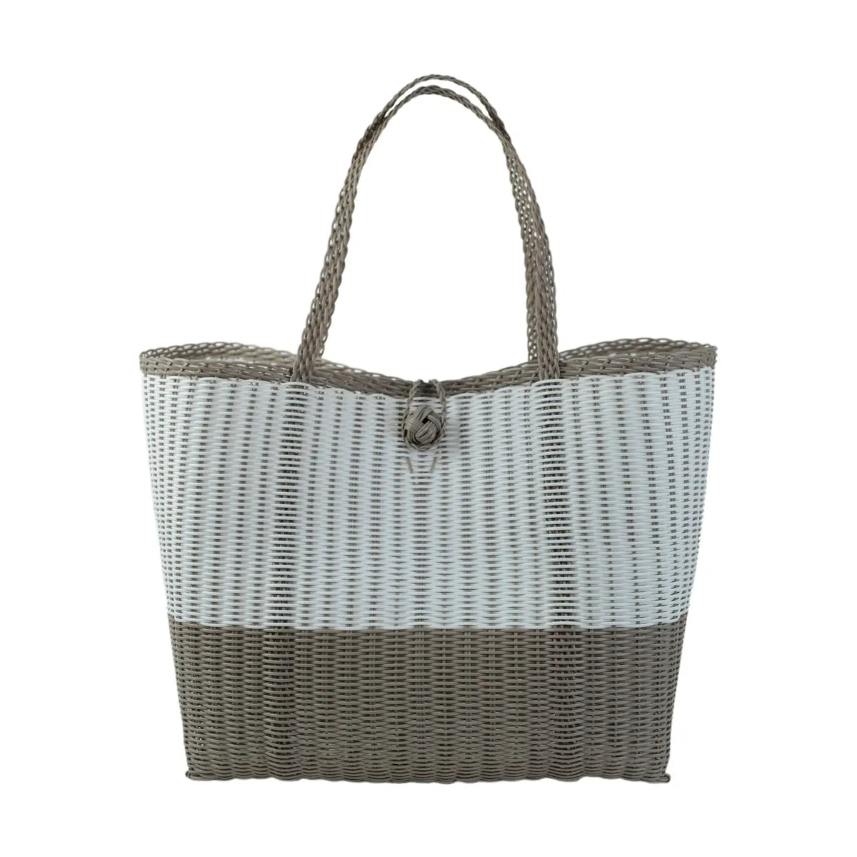 The Lilley Line Medium Tote - Rothko White + Putty