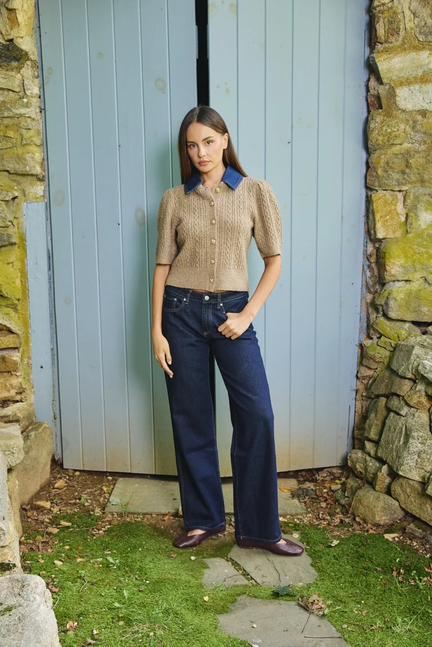 Love the Label Lane Cardigan- Cedar
