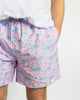 The Royal Standard- Men's Chesapeake Crab Swim Trunks- Pink/ Blue