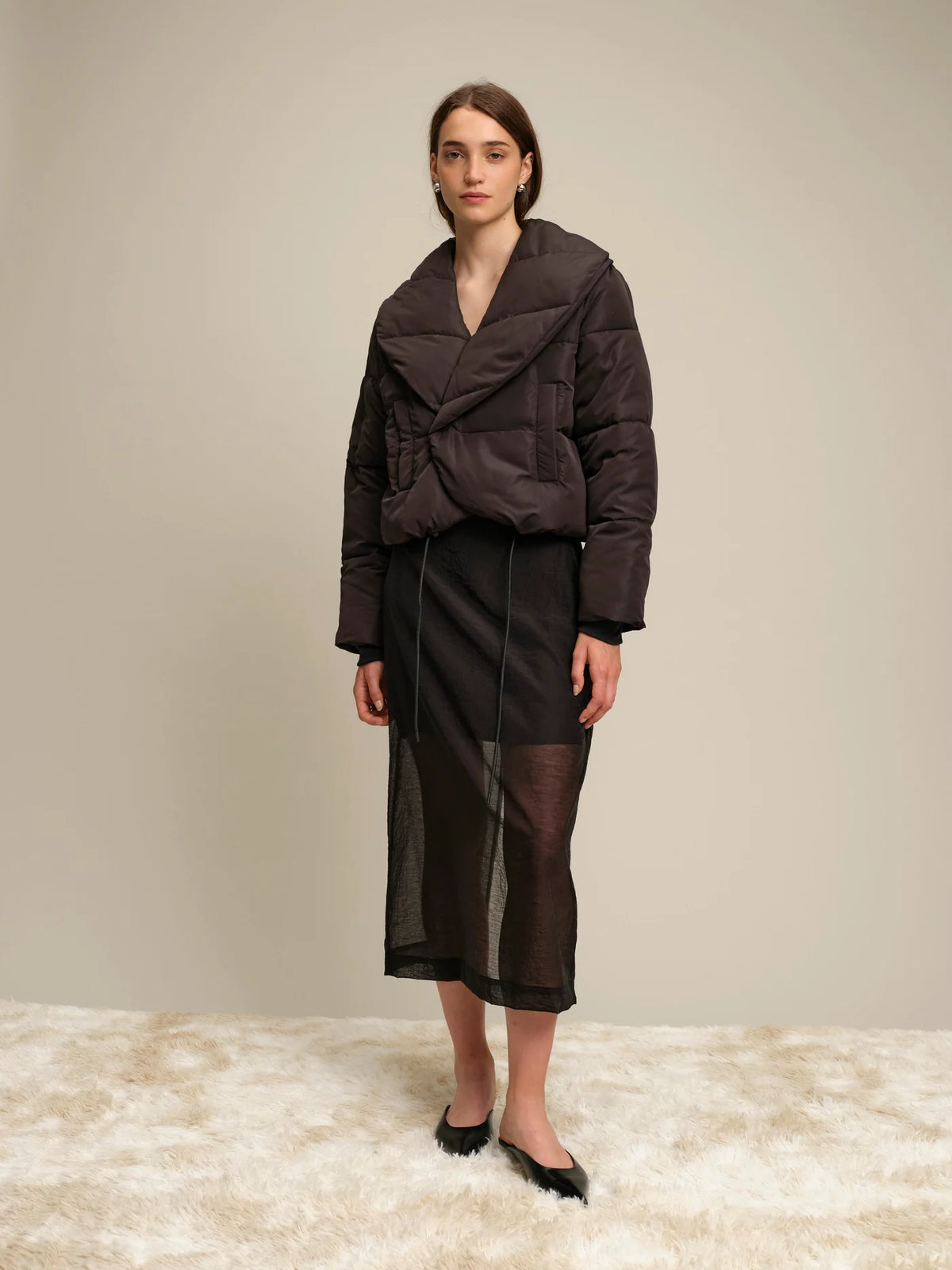 Deluc Gregory Puffer Jacket - Black
