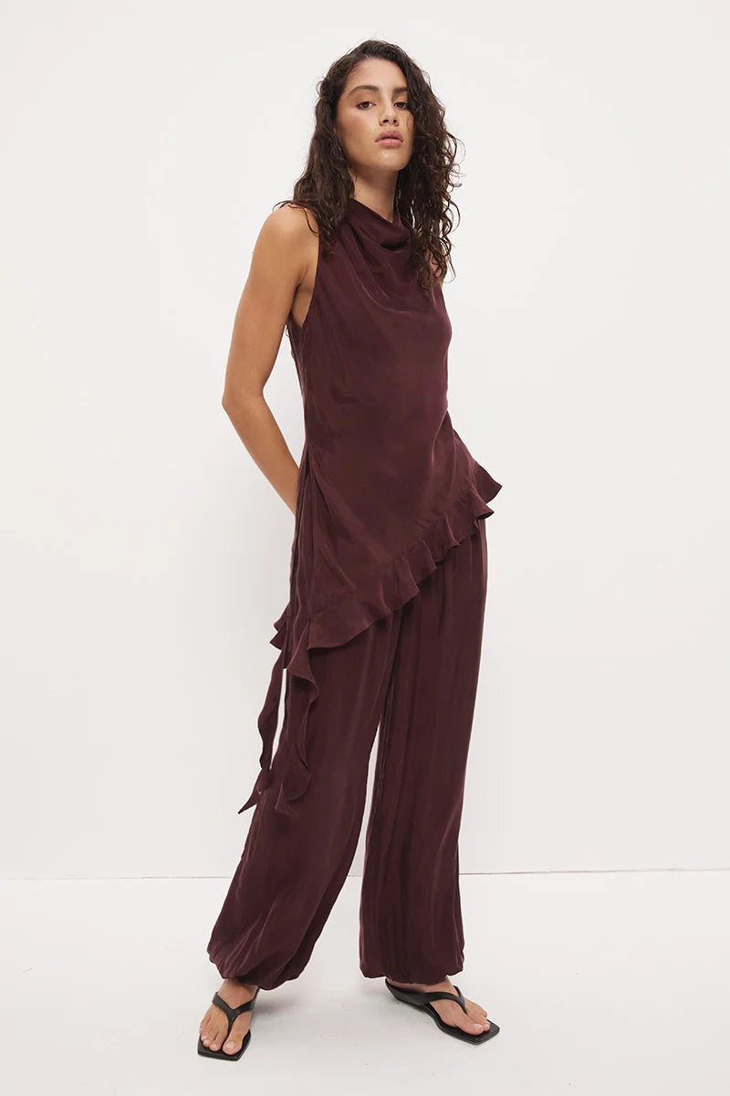 Mon Renn Eadie Top- Chestnut