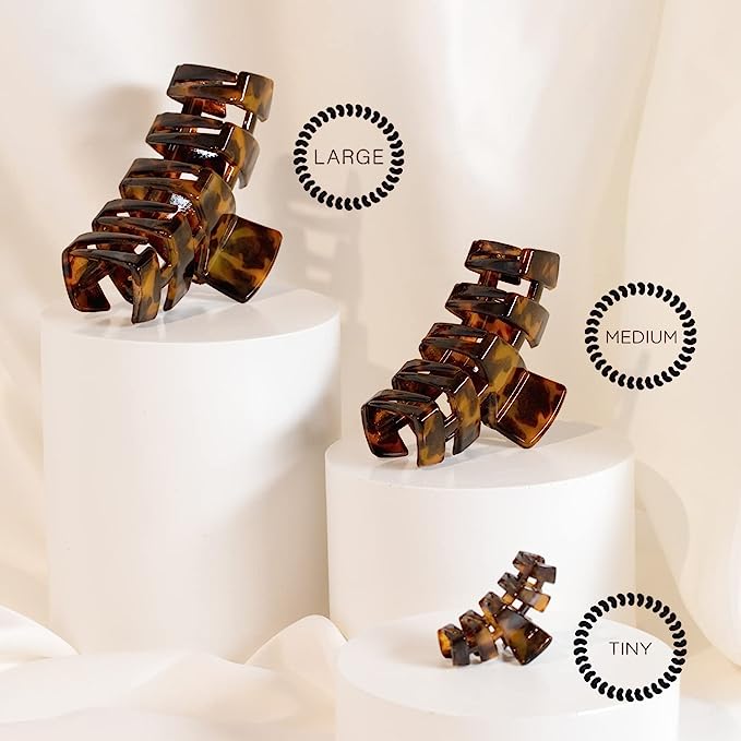 Teleties Classic Hair Clip - Tortoise