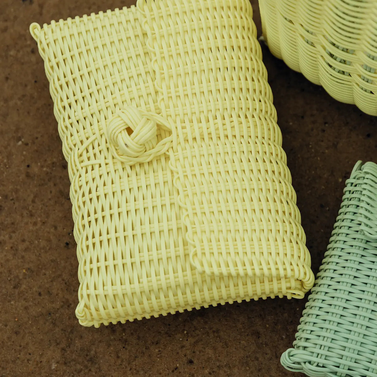 The Lilley Line Clutch - Solid Baby Yellow