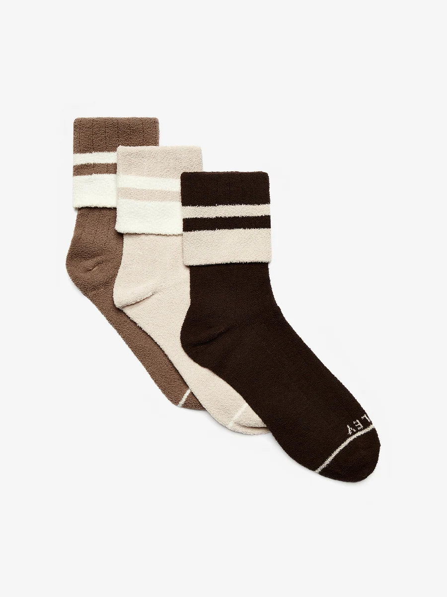 Varley Preston Sock- Sandshell/ Egret