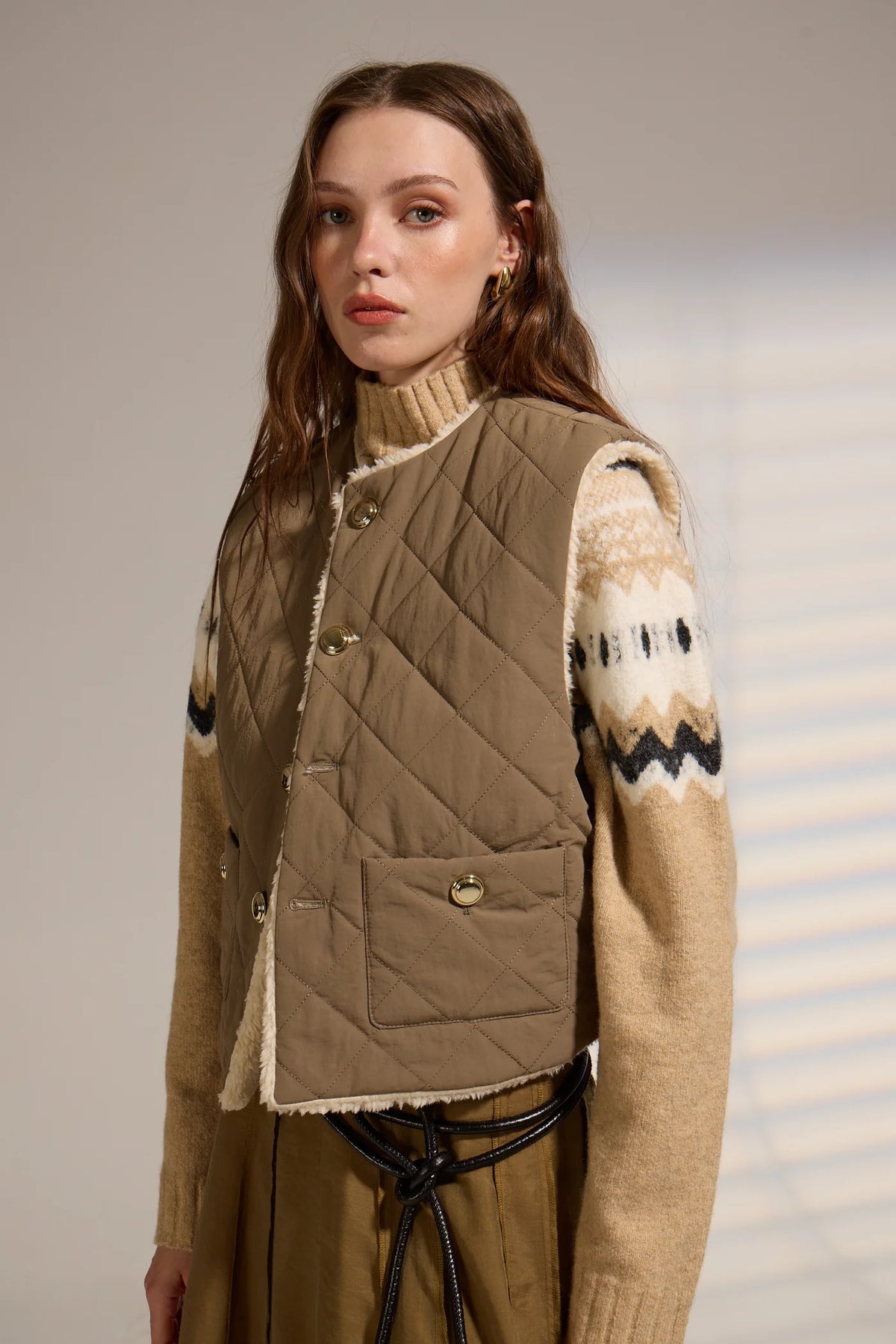 Deluc Jam Reversible Vest- Army