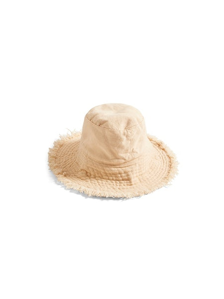 Seafolly Fringe Bucket Hat - Natural