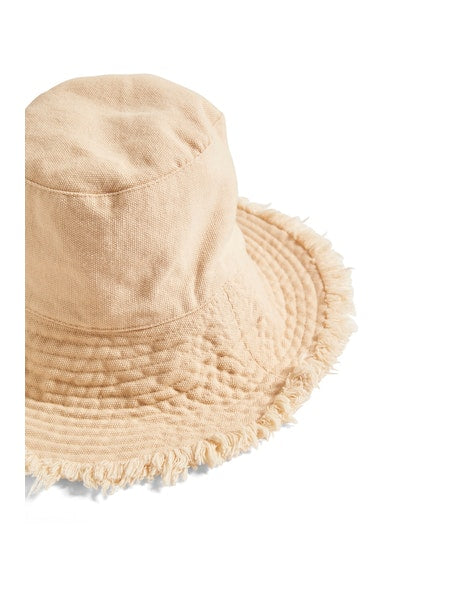 Seafolly Fringe Bucket Hat - Natural