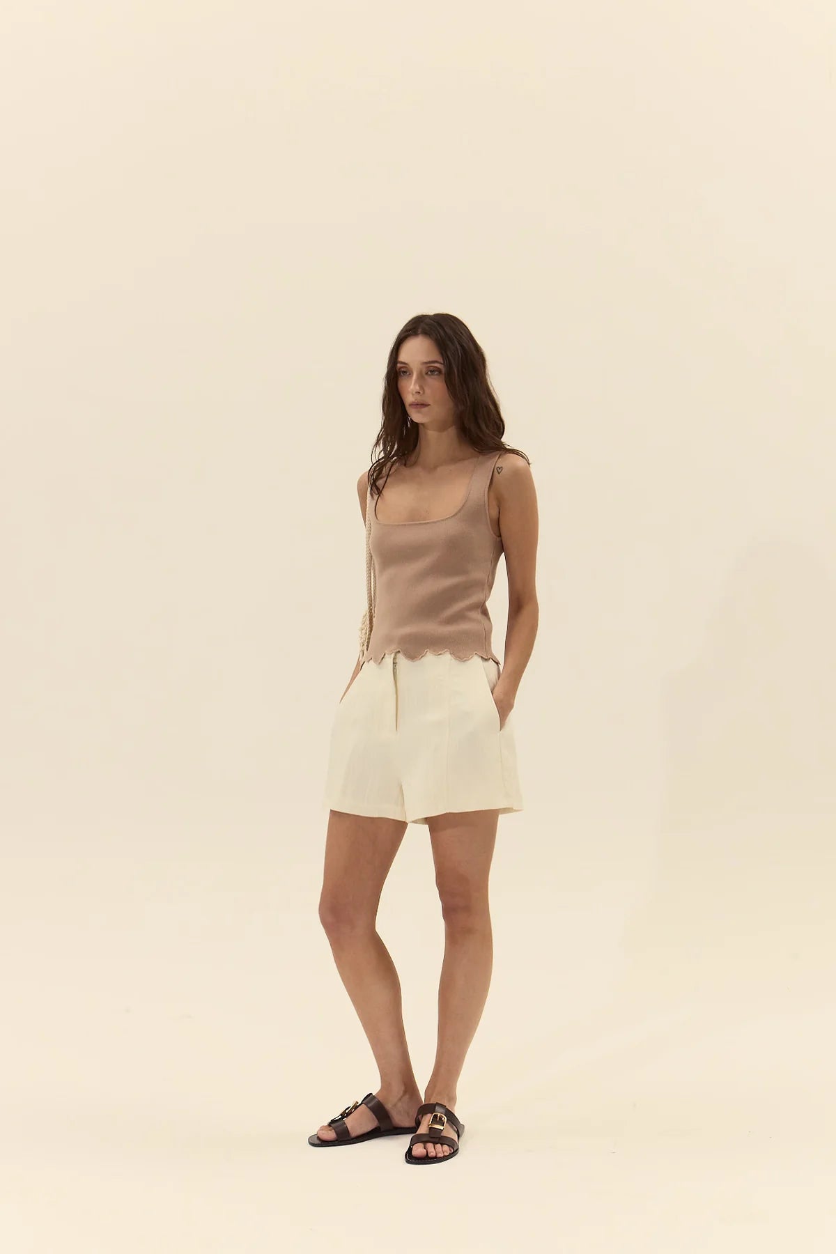 Deluc Paxos Short - Ecru