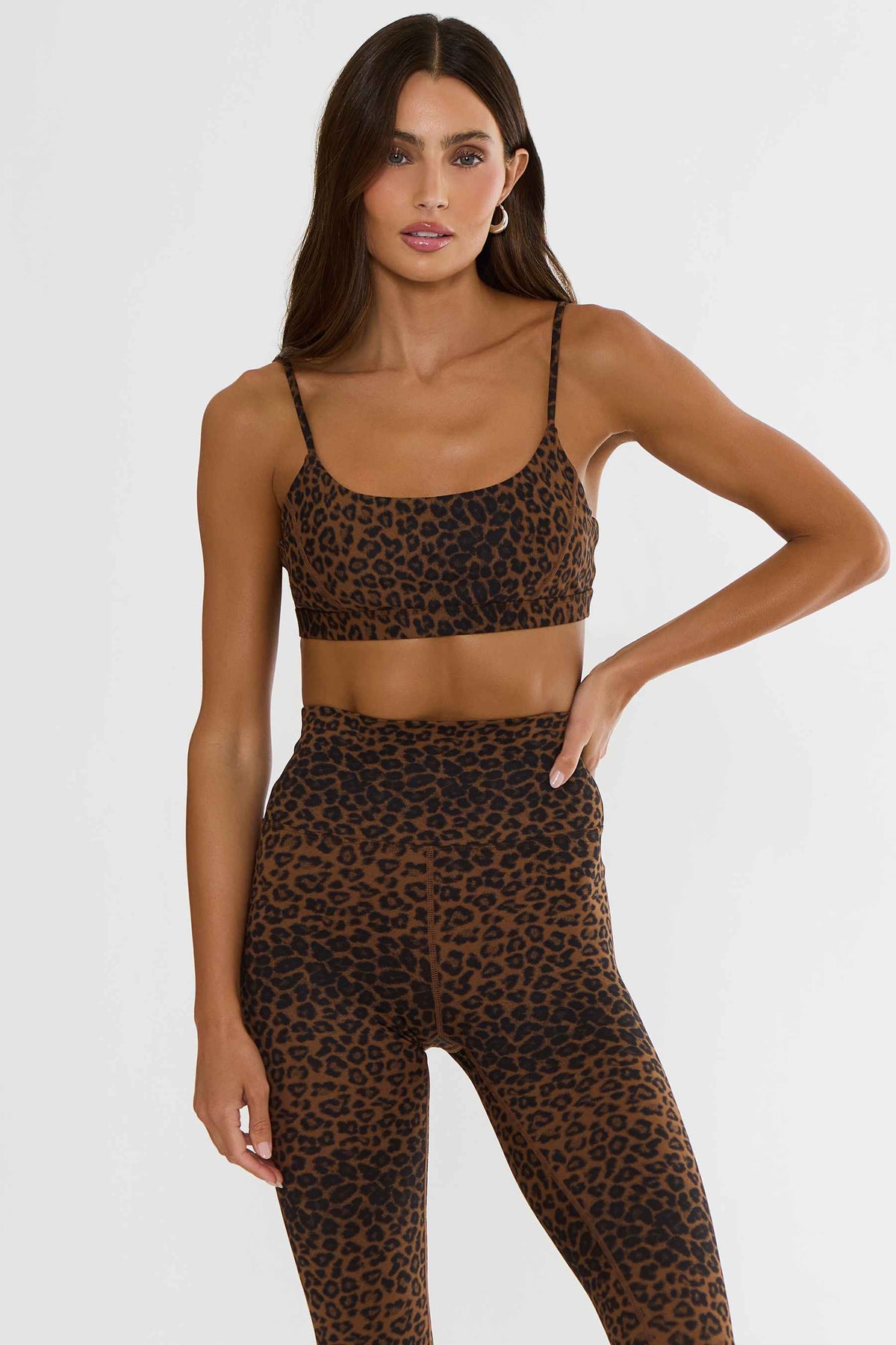 Beach Riot Sara Top - Caramel Leopard