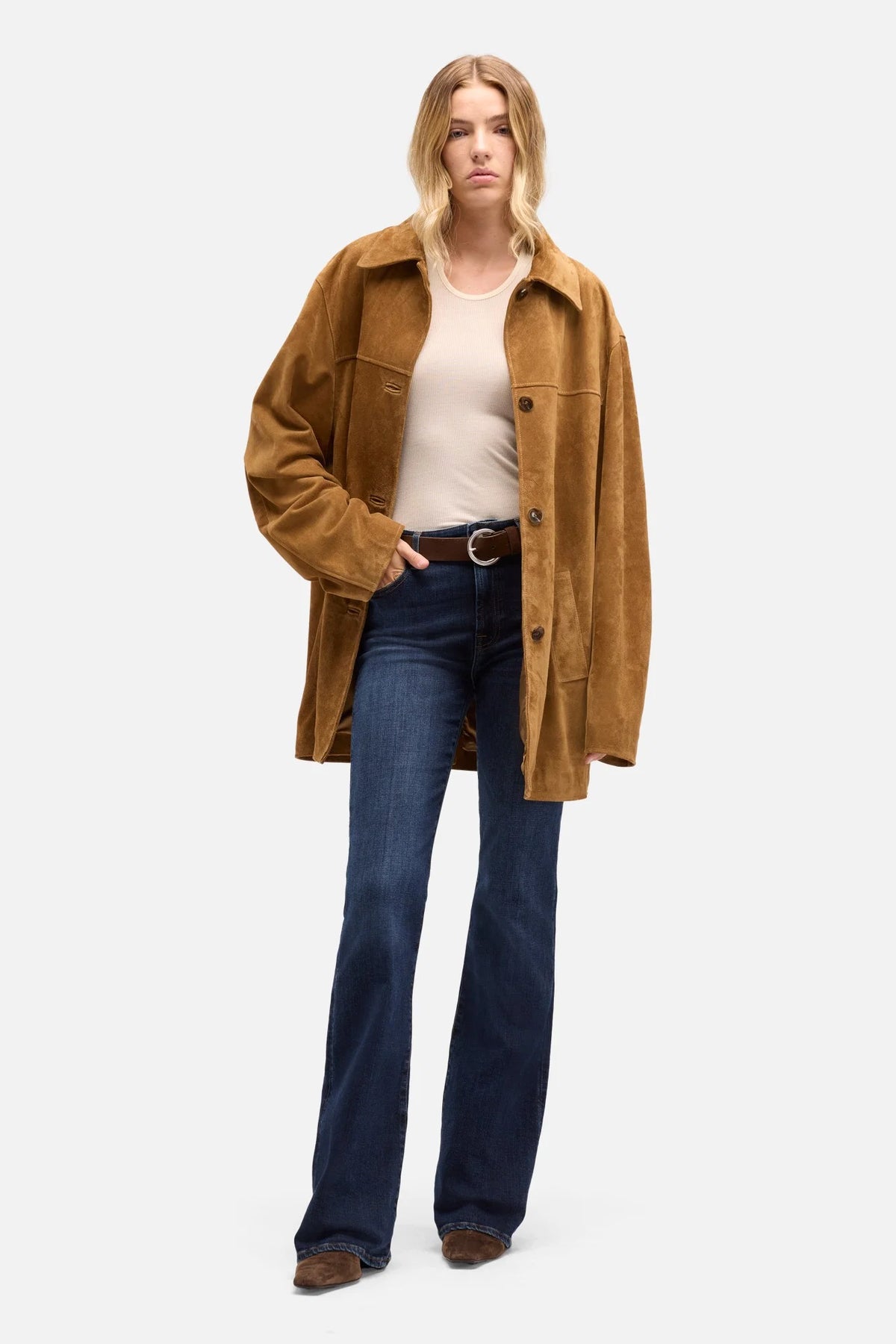 7 For All Mankind Leggy Bootcute in Slim Illusion- Midnight Fade