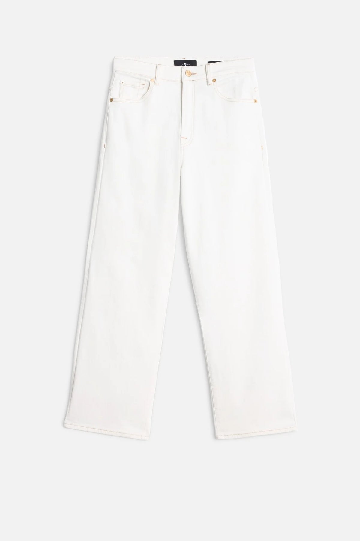 7 For All Mankind Stovepipe Straight Ankle - Sugar