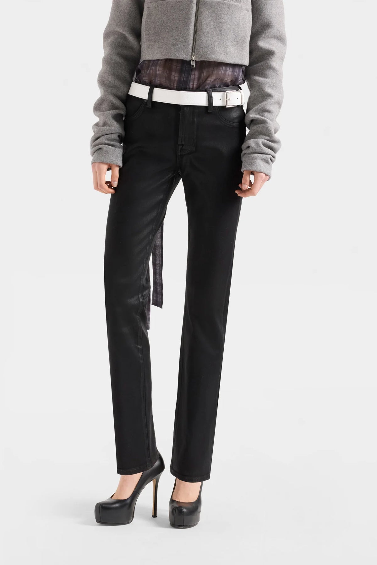 7 For All Mankind The Slim- Coated Denim