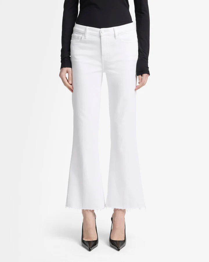 7 For All Mankind Slim Illusion Cropped Dojo - Salt