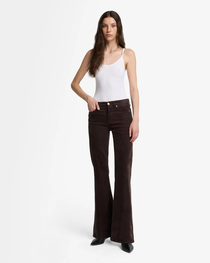 7 For All Mankind Twisted Dojo Tailorless.- Corduroy Coffee