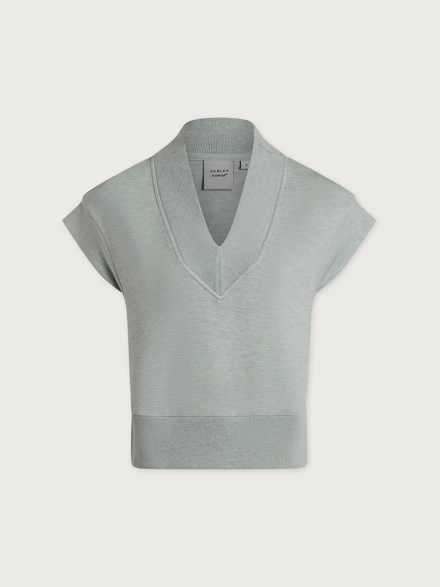 Varley Gracee V-Neck Tank- Mint Green Marl