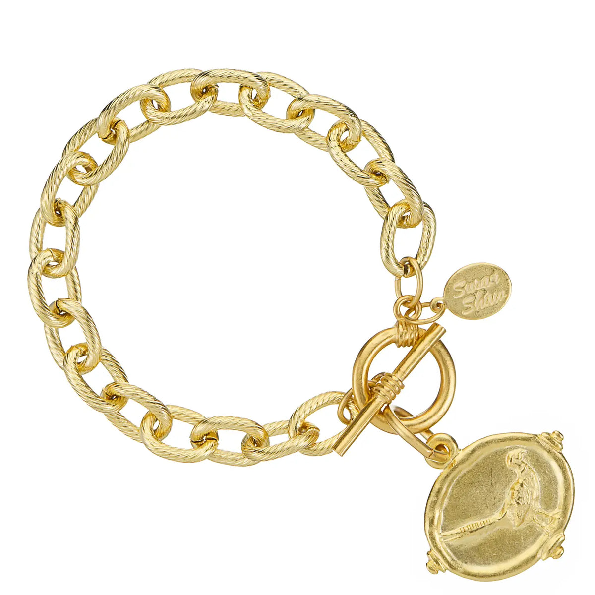 Susan Shaw Pheasant Toggle Bracelet