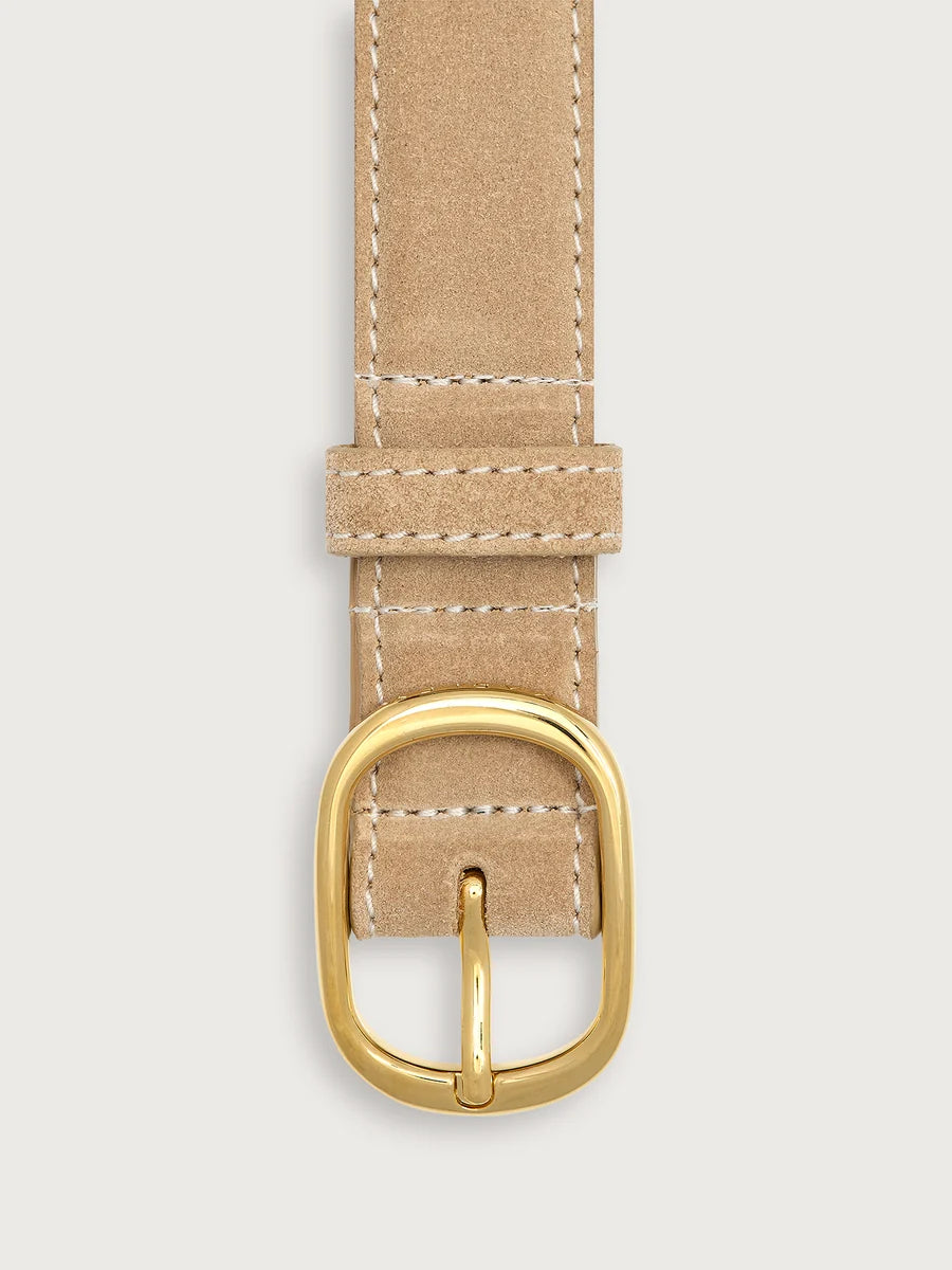 Varley Deena Suede Belt- Sesame