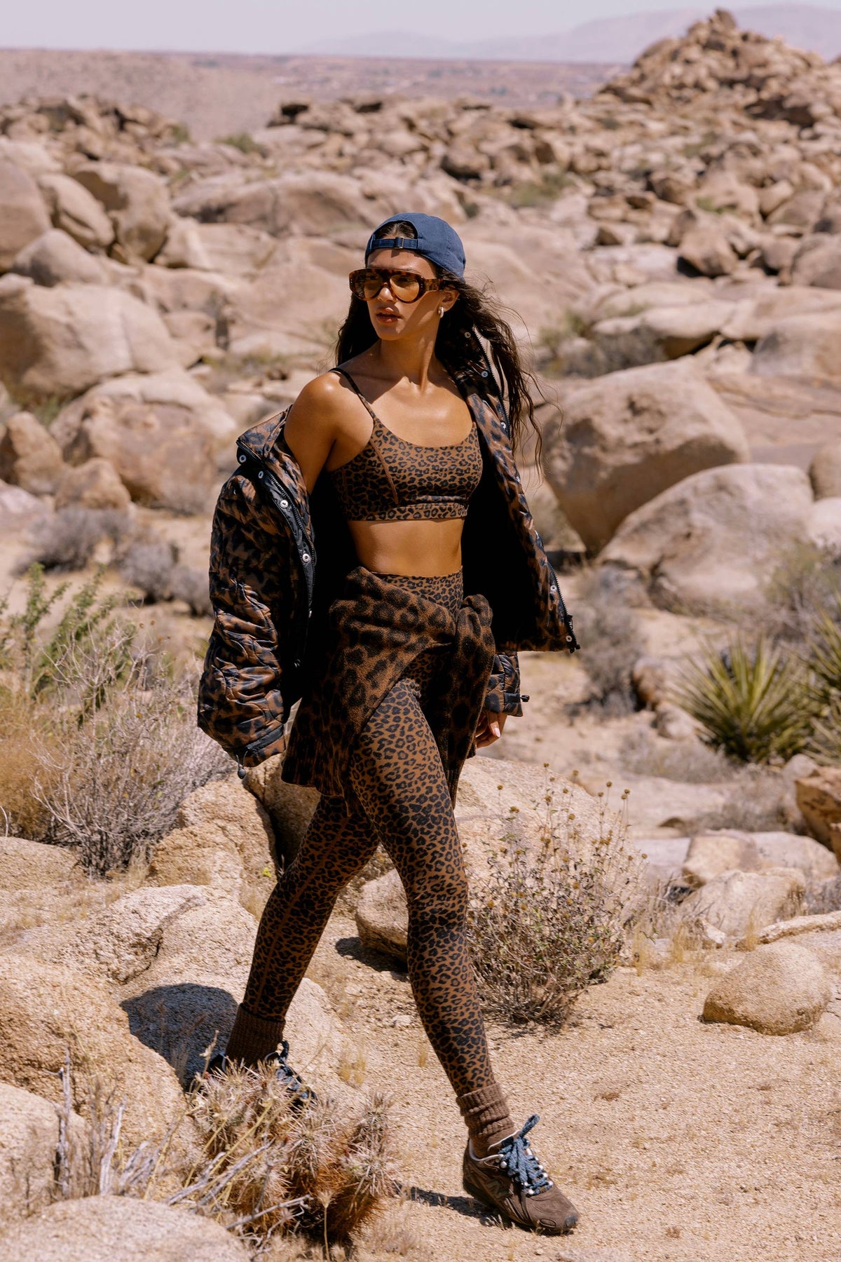 Beach Riot Sara Top - Caramel Leopard