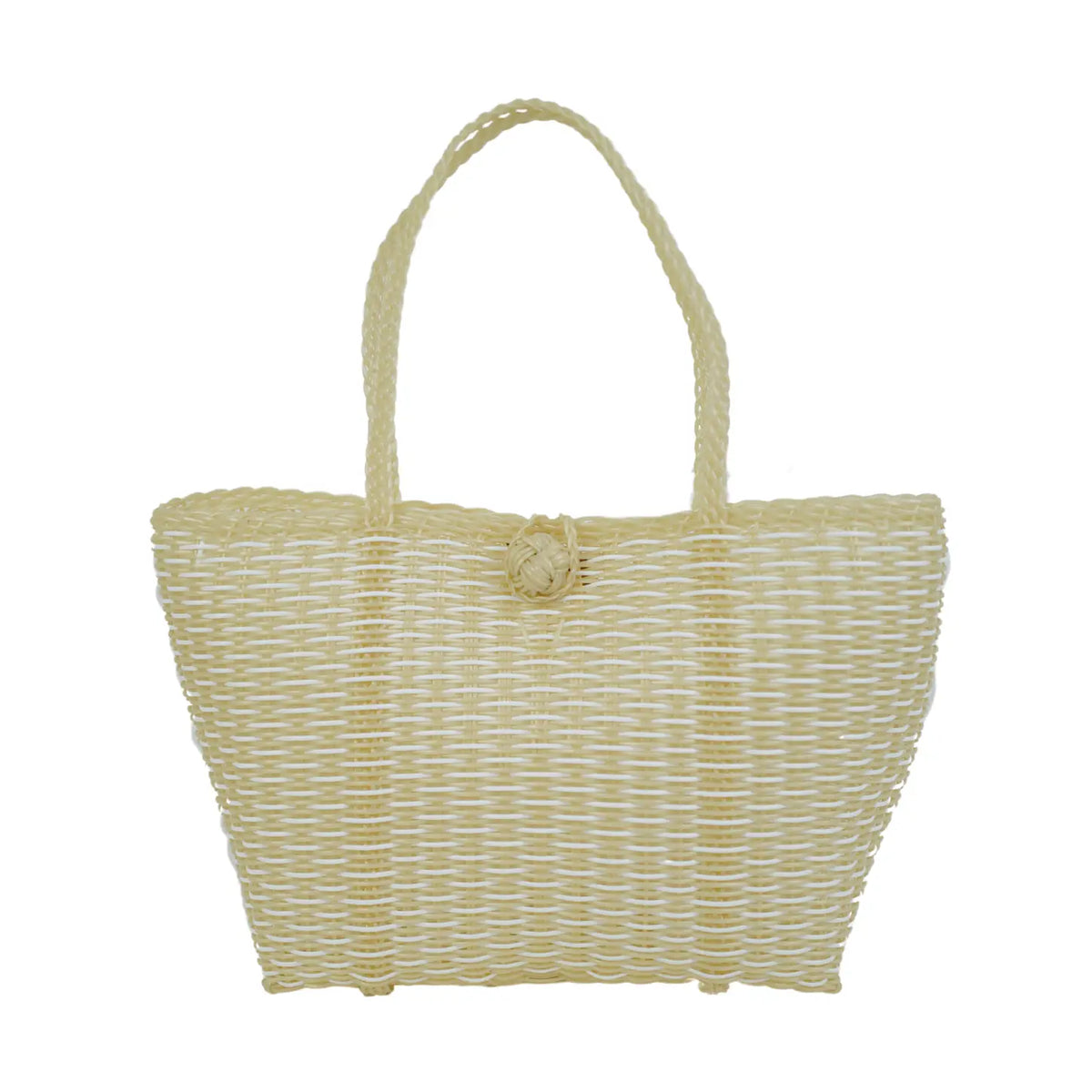 The Lilley Line Small Tote - Salt/Pearl + White