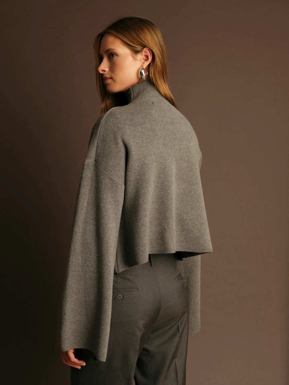 Deluc Chuck Turtleneck Sweater - Cacao