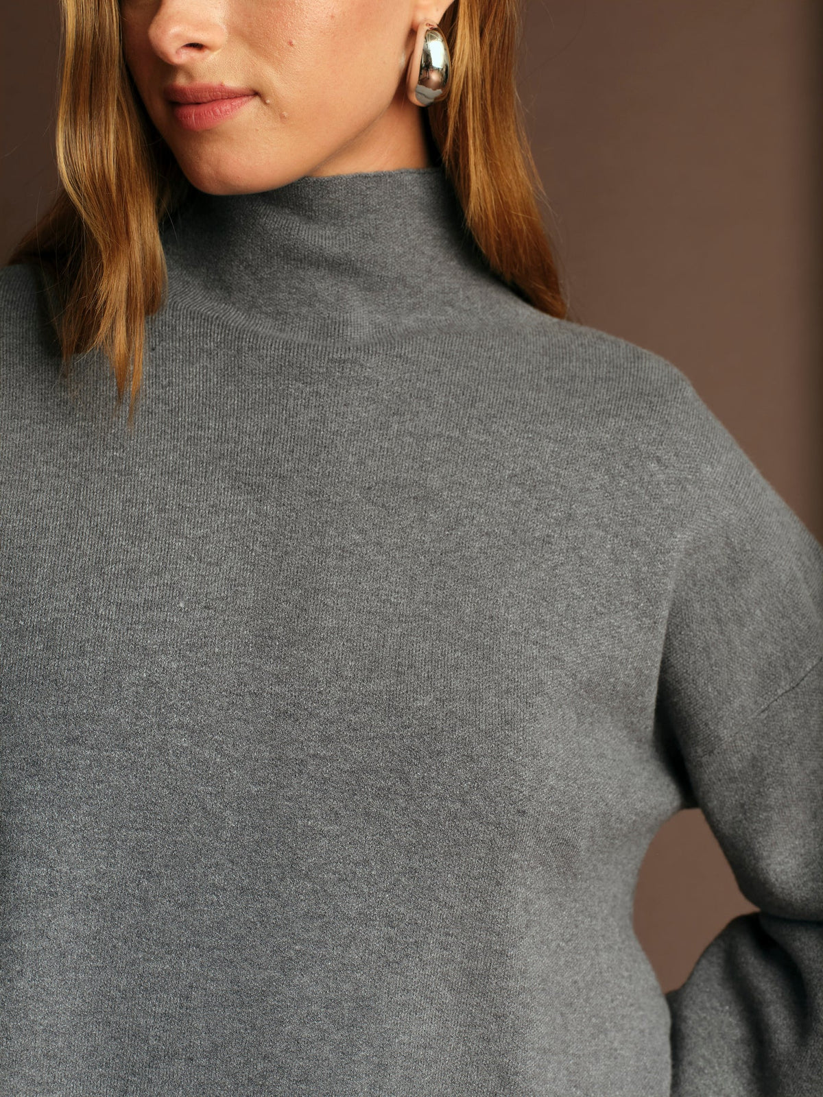 Deluc Chuck Turtleneck Sweater - Cacao