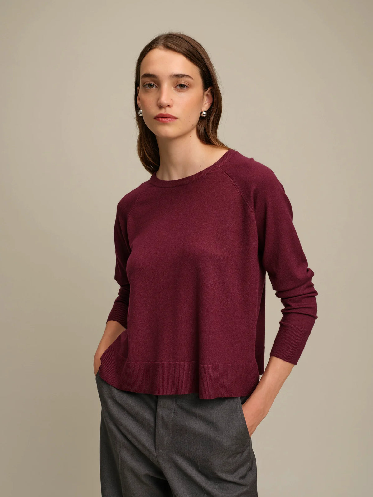 Deluc Lorraine Sweater - Wine