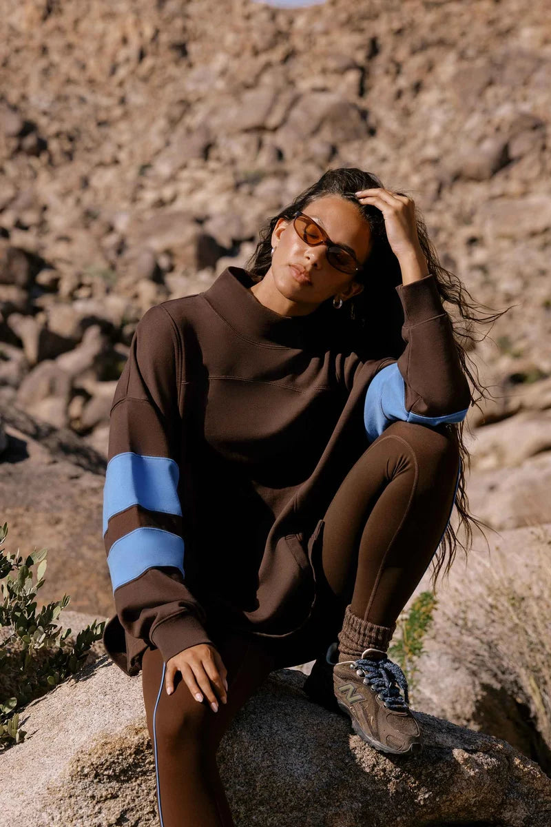 Beach Riot Jalyn Sweatshirt - Caribou Blue