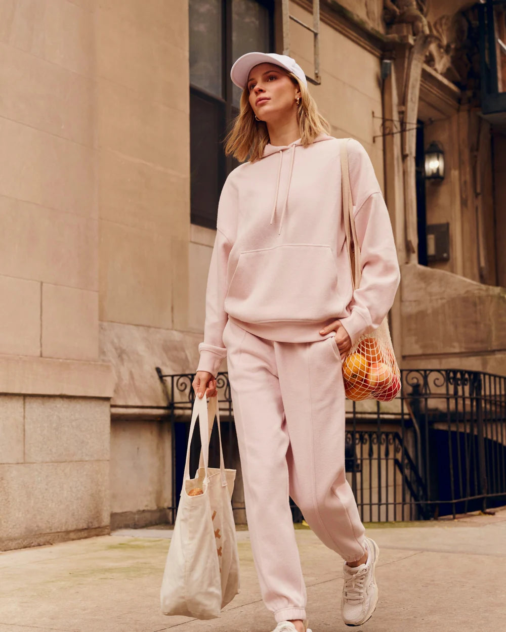 Rhone Apparel Signature Rib Jogger - Petal Pink