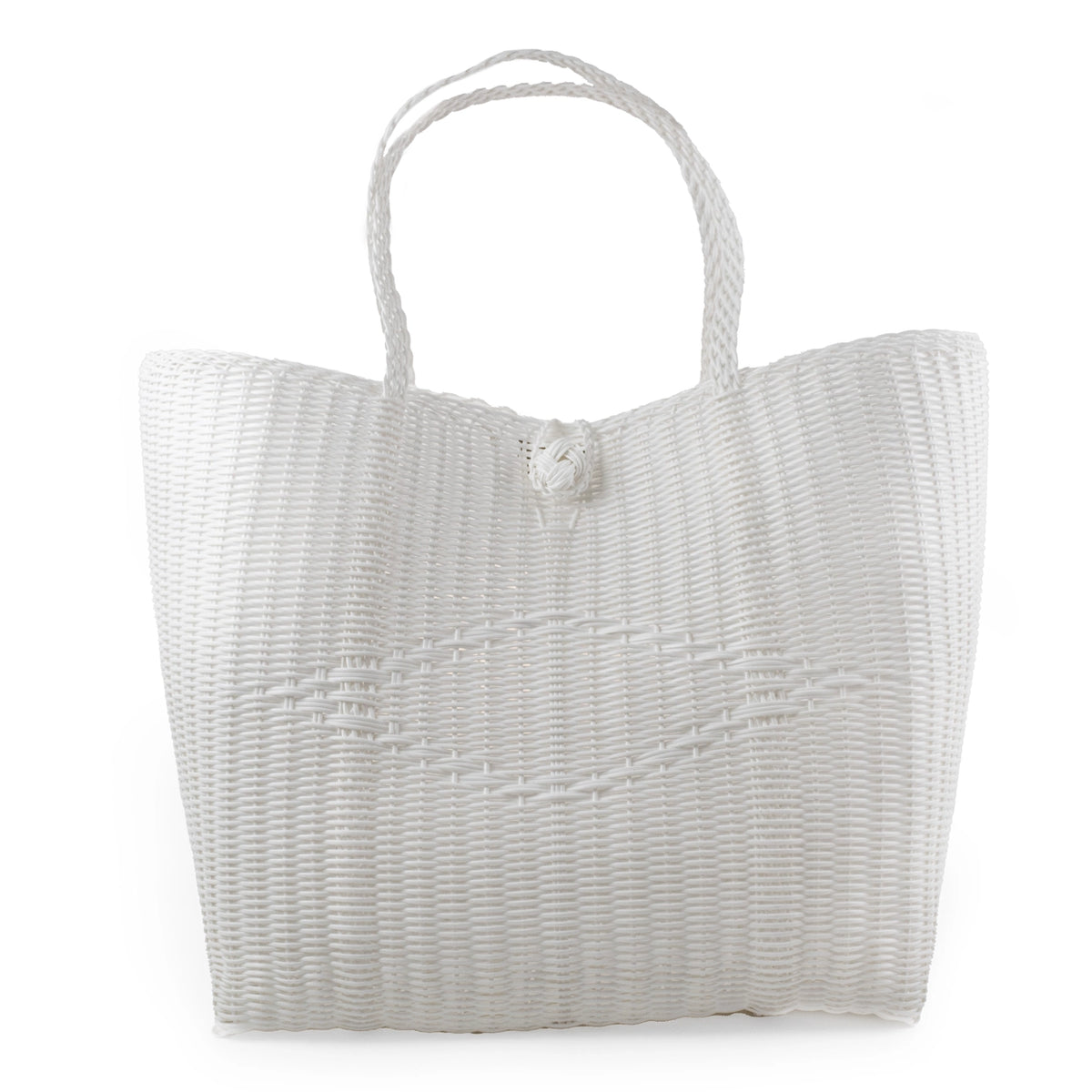 The Lilley Line Large Tote - Solid White