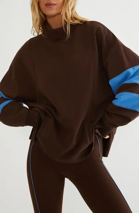 Beach Riot Jalyn Sweatshirt - Caribou Blue