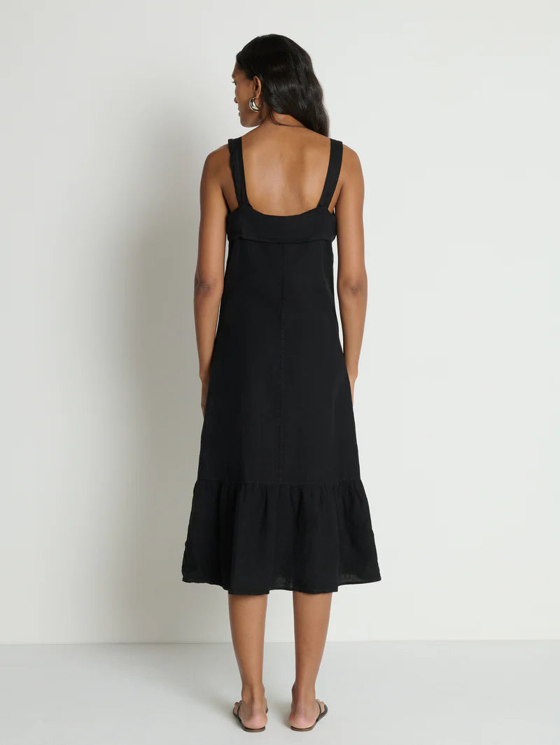 Nation Ltd. Amalia Midi Dress- Praline Stripe
