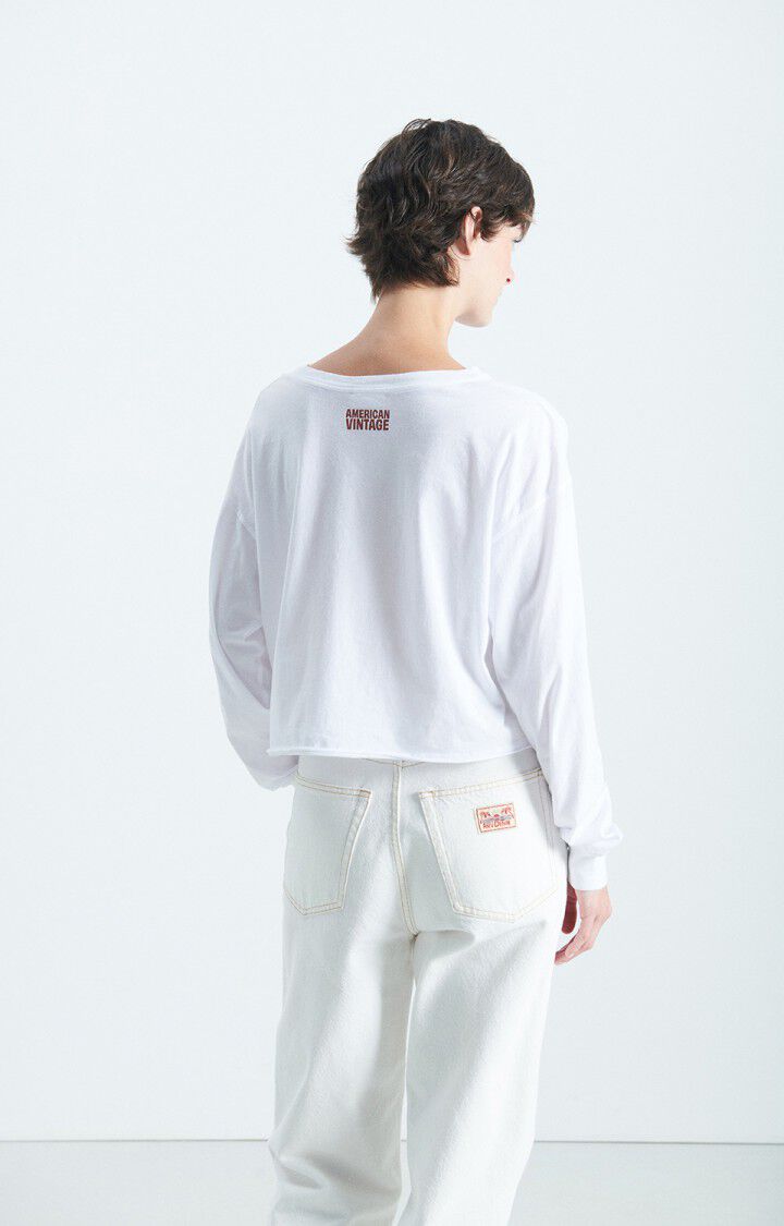 American Vintage Apoly Long-Sleeve T-Shirt - White