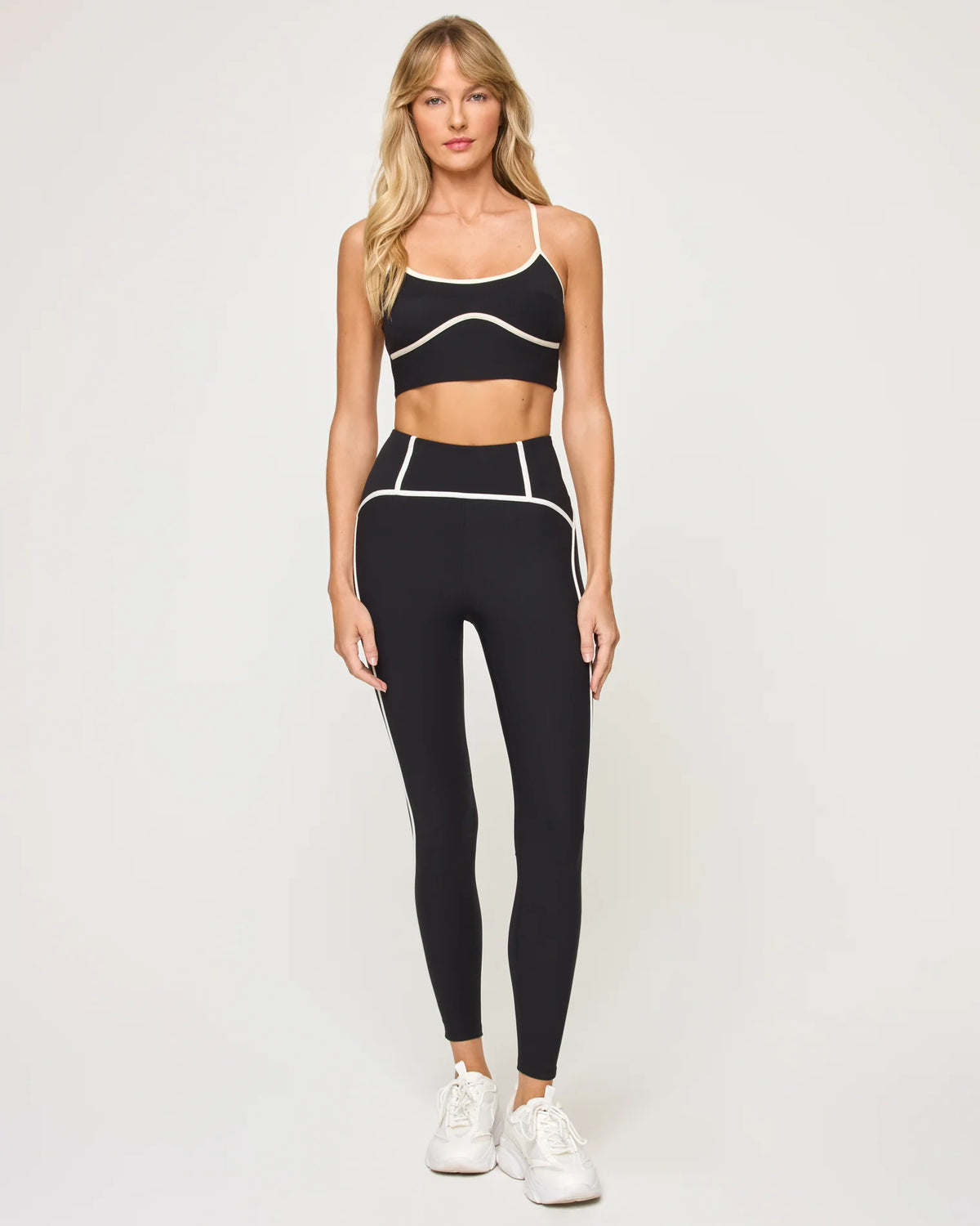 L*Space Revel Leggings - Black/Cream