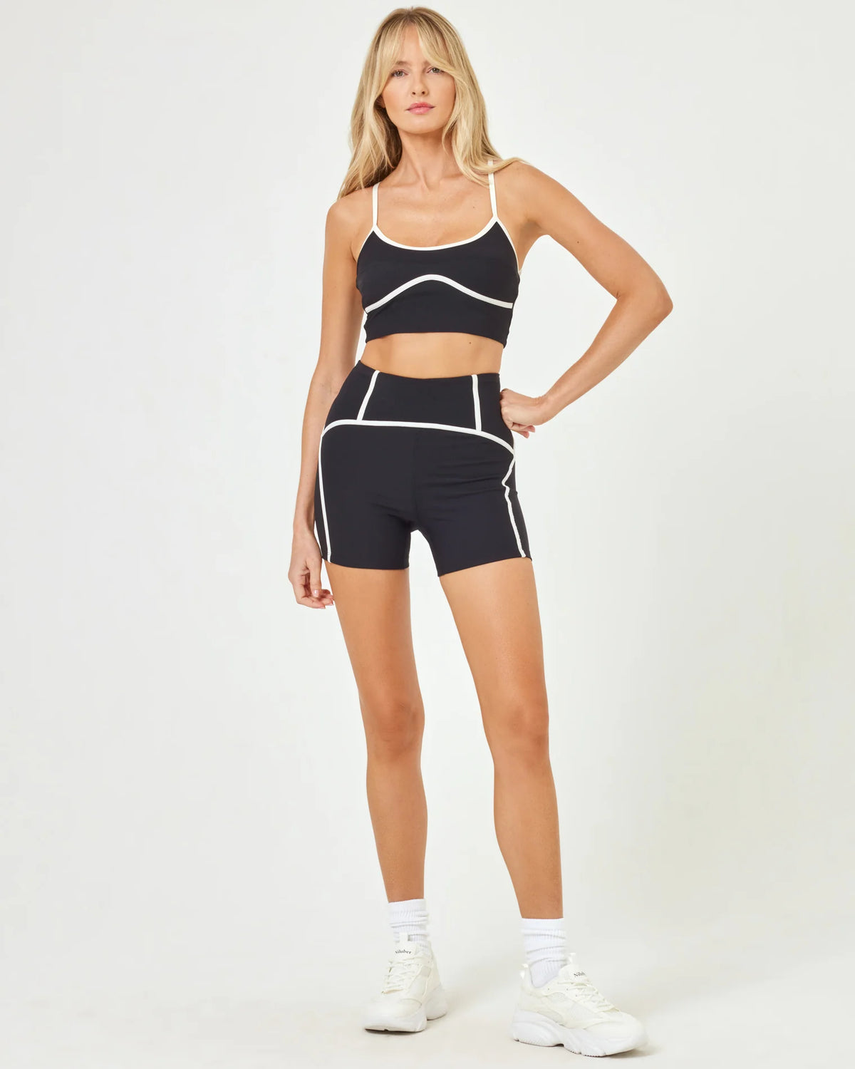 L*Space Revel Top - Black/Cream