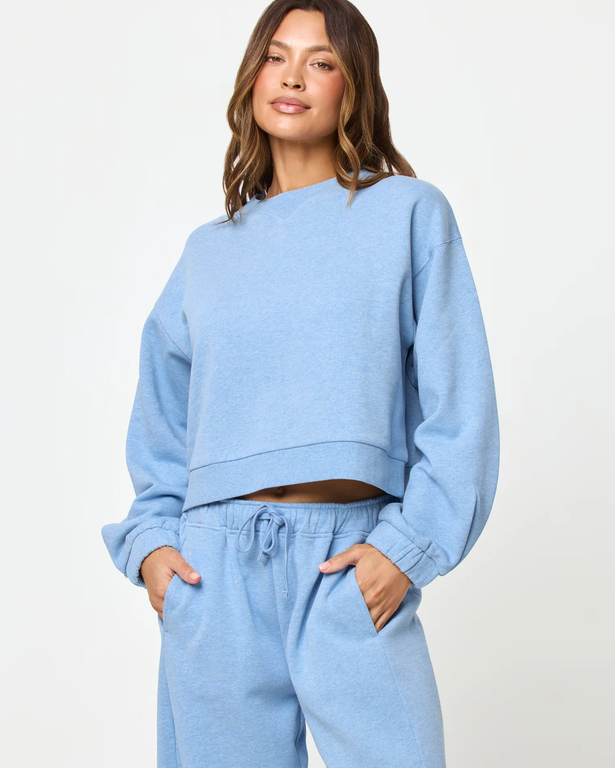 L*Space Fleur Sweatshirt- Chambray