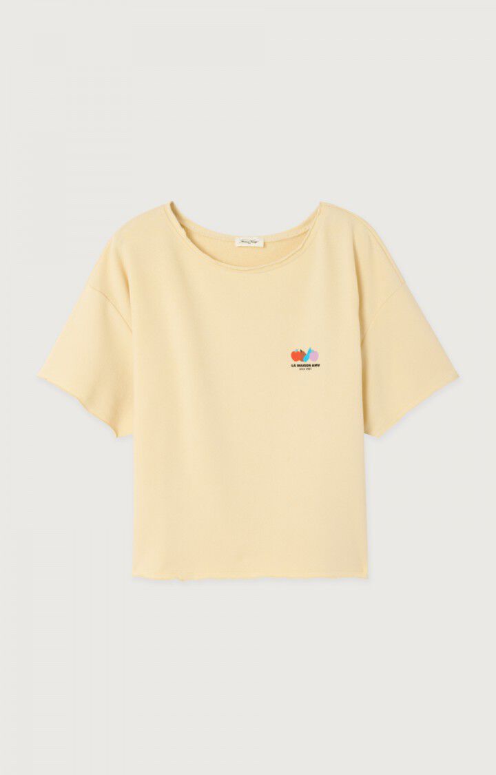 American Vintage Women's t-shirt Atubay- Ecru