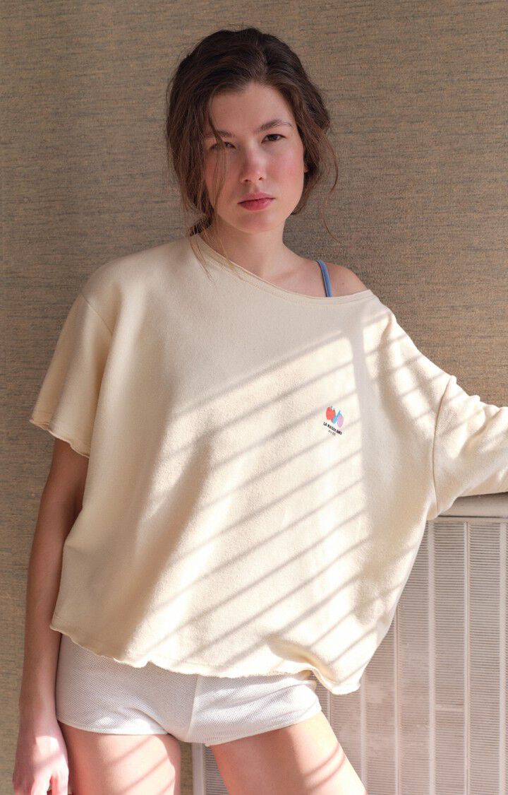 American Vintage Women's t-shirt Atubay- Ecru