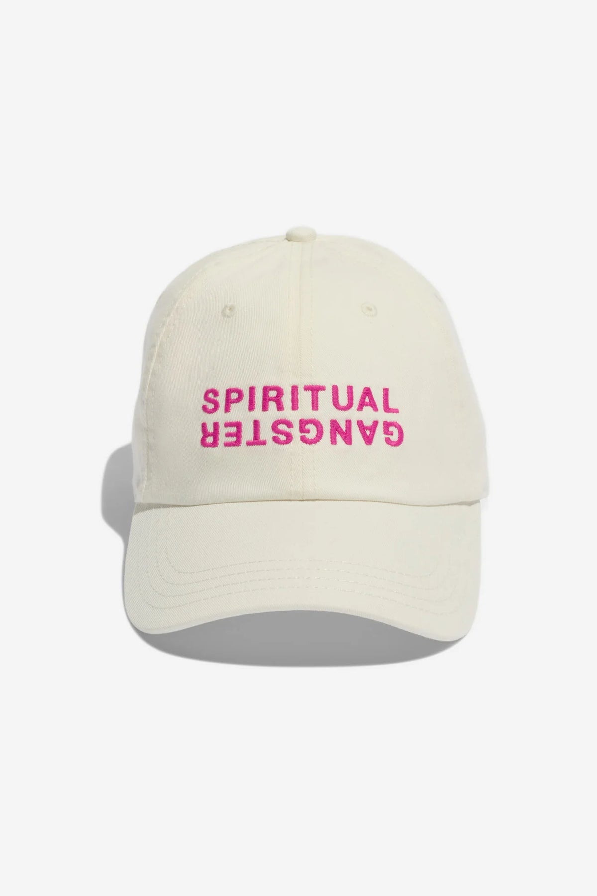 Spiritual Gangster Sg Logo Dad Cap- White