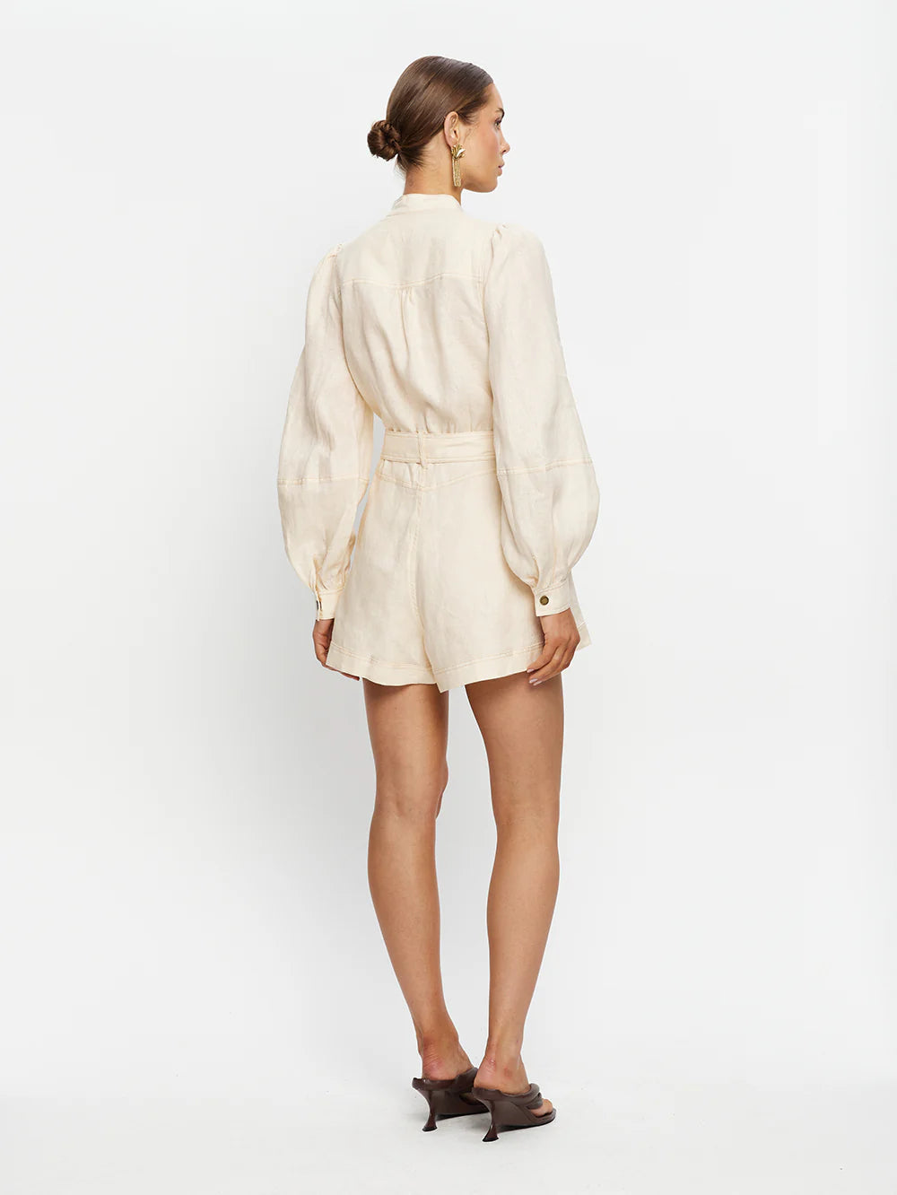 Kivari Ada Playsuit- Cream