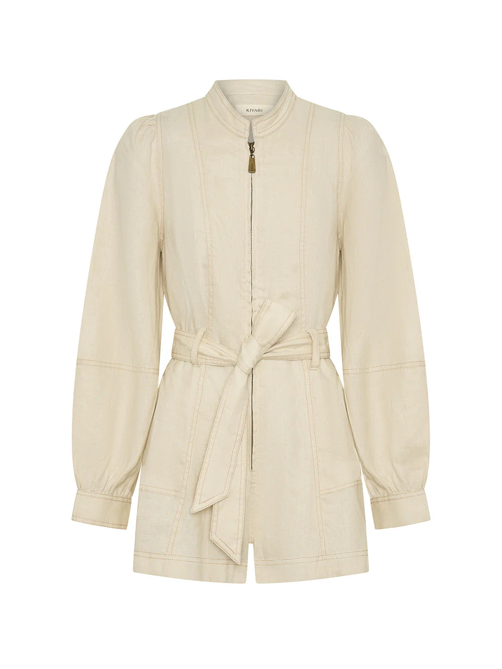 Kivari Ada Playsuit- Cream
