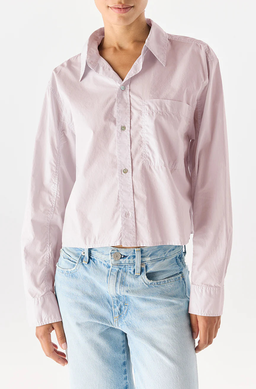AMO Ruth Crop Shirt - Wisteria