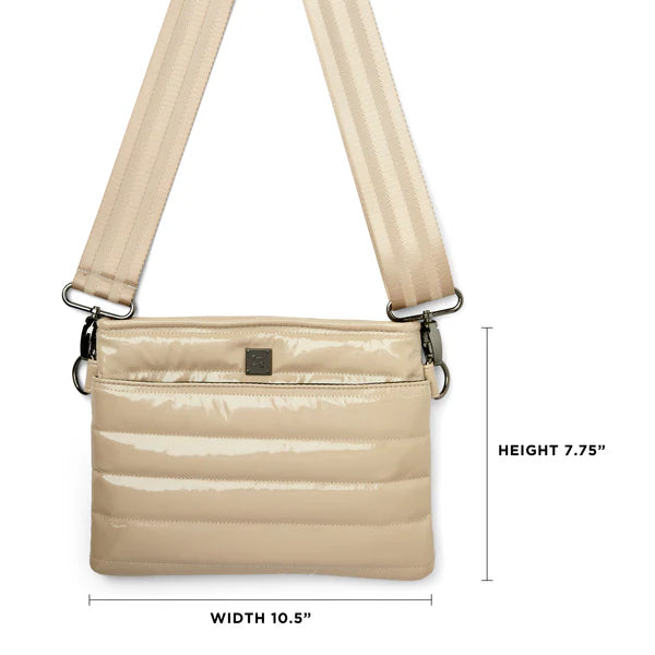 Think Royln Bum Bag 2.0 - Blonde Patent with Blonde Strap
