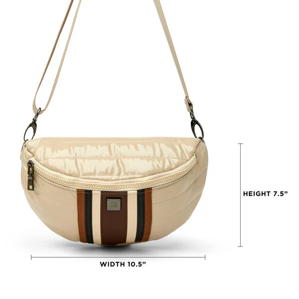 Think Royln Little Runaway - Blonde Patent and Colorblock Luxe Stripe