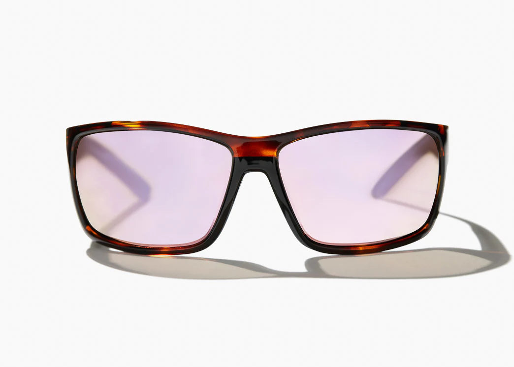 Bajio Bales Beach Sunglasses - Brown Tortoise Gloss - Rose Mirror Glass